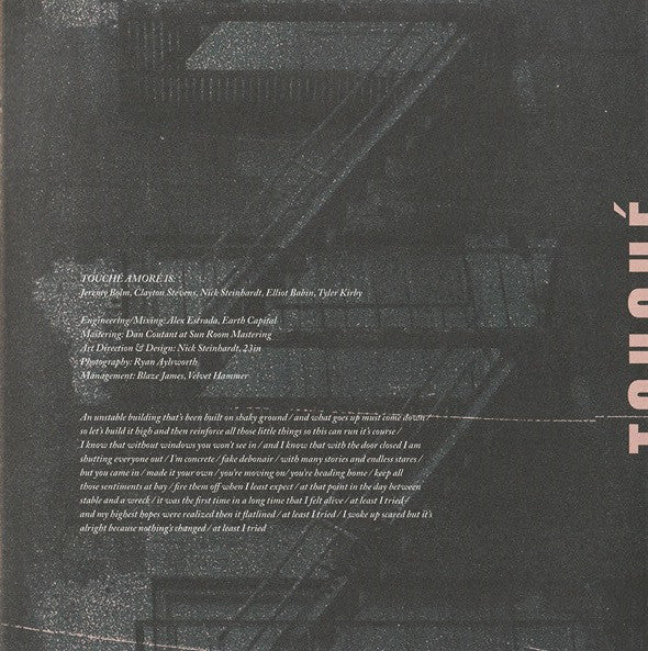 Touché Amoré / Pianos Become The Teeth : Gravity, Metaphorically / Hiding (7", RP, Blu)