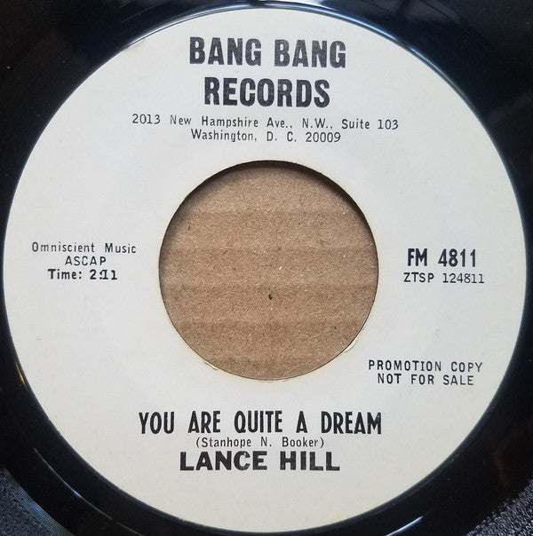 Lance Hill (2) : Make My Love A Hurting Thing (7", Promo)