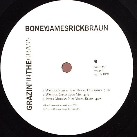 Boney James & Rick Braun : Grazin' In The Grass (12")