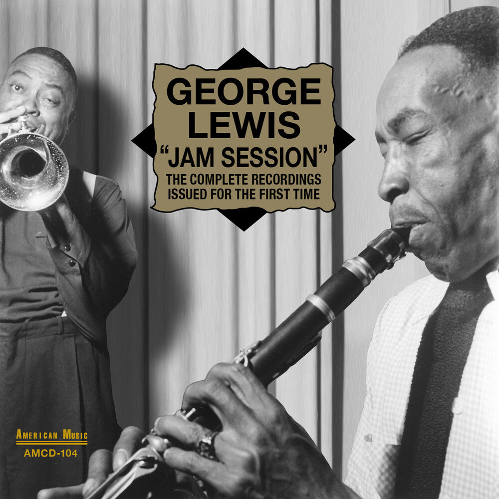 the album cover for George Lewis - Jam Session