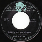 René And Ray* : Queen Of My Heart / Do What You Feel (7", Mon)