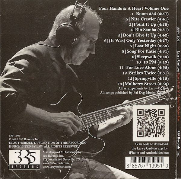 Larry Carlton : Four Hands & A Heart, Volume One (CD, Album, Dig)