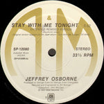 Jeffrey Osborne : Stay With Me Tonight (12")