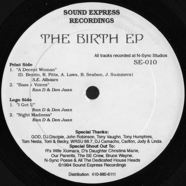 Various : The Birth EP (12", EP)