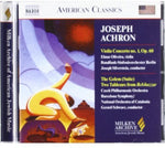the album cover for Various Artists - Milken Arch of American Jewish Music: Violin Cto 1
