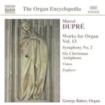 the album cover for George Baker - Works for Organ 13