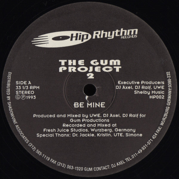 The Gum Project 2* : Be Mine / Latex (12")