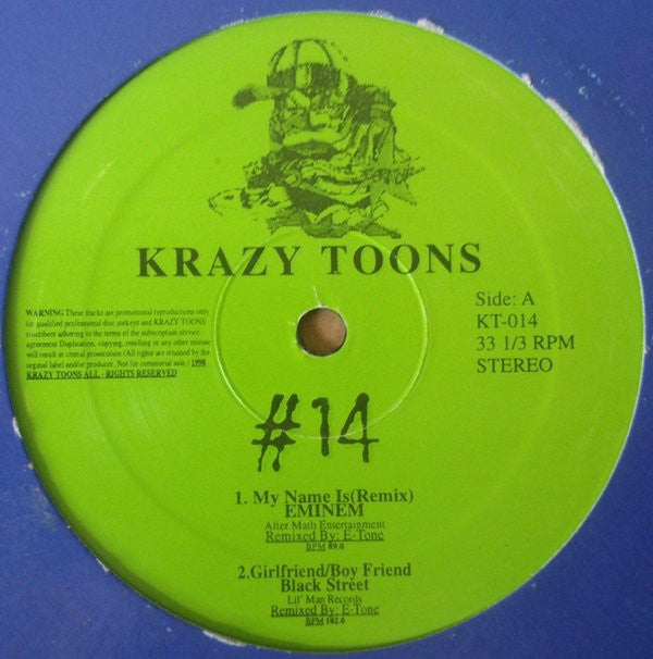 Various : Krazy Toons Vol. 14 (12", Promo)