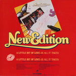 New Edition : A Little Bit Of Love (Is All It Takes) (12" Version) (12", Single)