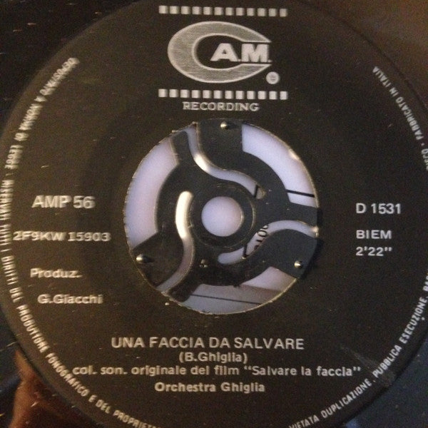 Benedetto Ghiglia : Salvare La Faccia (7")