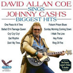 the album cover for David Coe Allan - Sings Johnny Cash's Biggest Hits