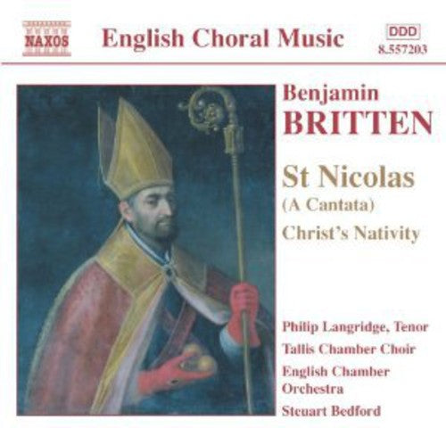 the album cover for Steuart Bedford - St Nicolas / Christ's Nativity
