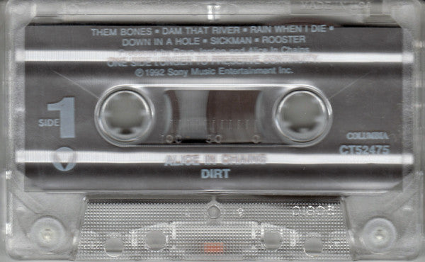 Alice In Chains : Dirt (Cass, Album, Ver)