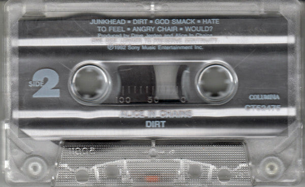 Alice In Chains : Dirt (Cass, Album, Ver)