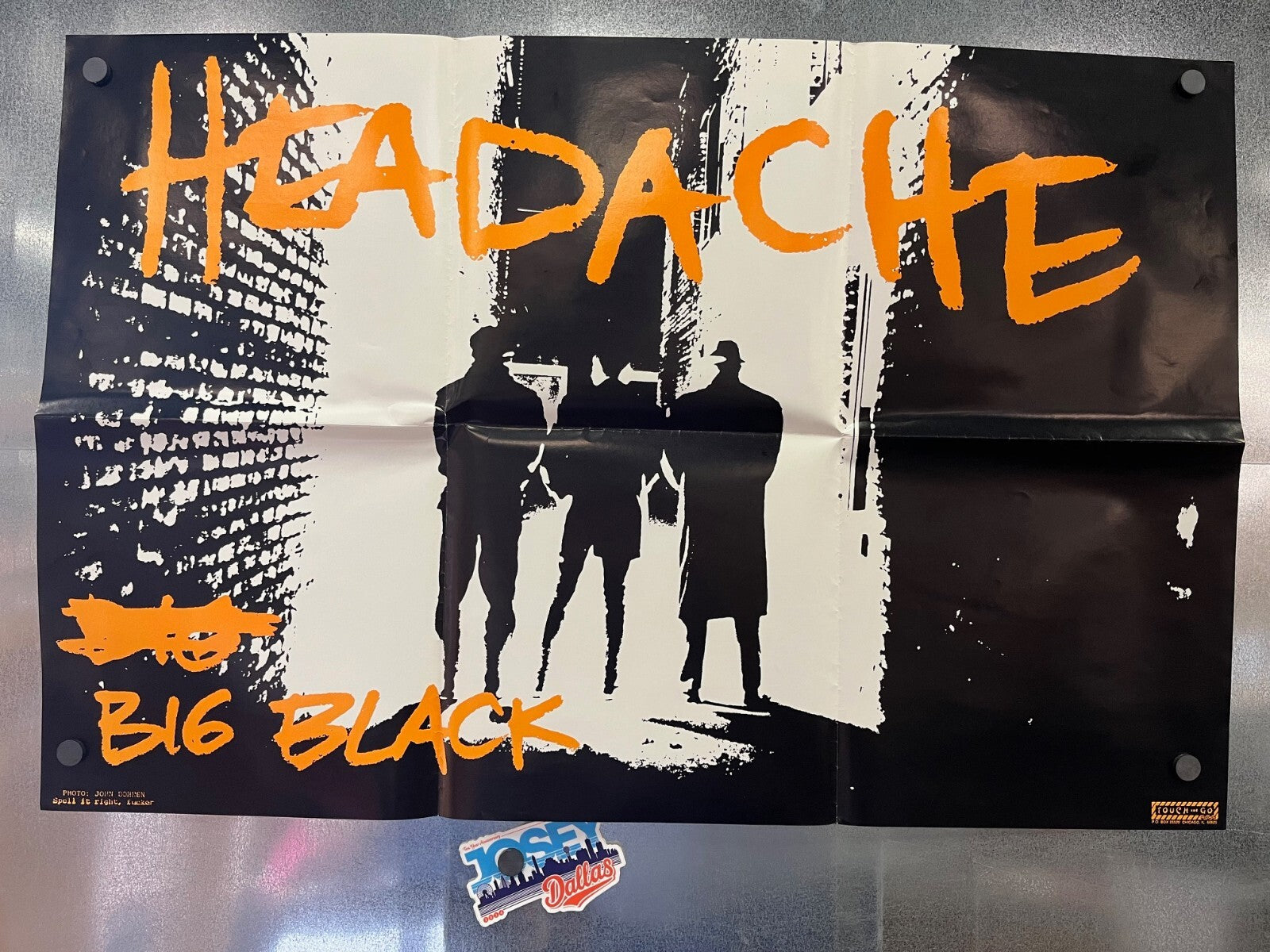 Big Black - Headache (1987) Touch and Go Records poster– Josey Records