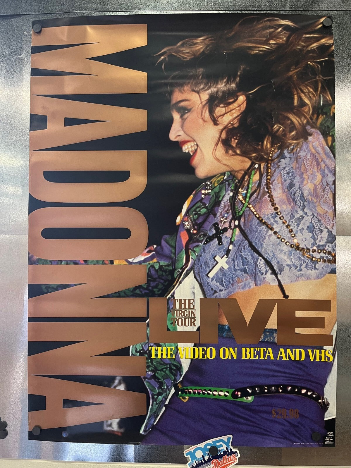 Madonna ポスター Madonna Live: The Virgin Tour - Warner Music Video (1985) promo