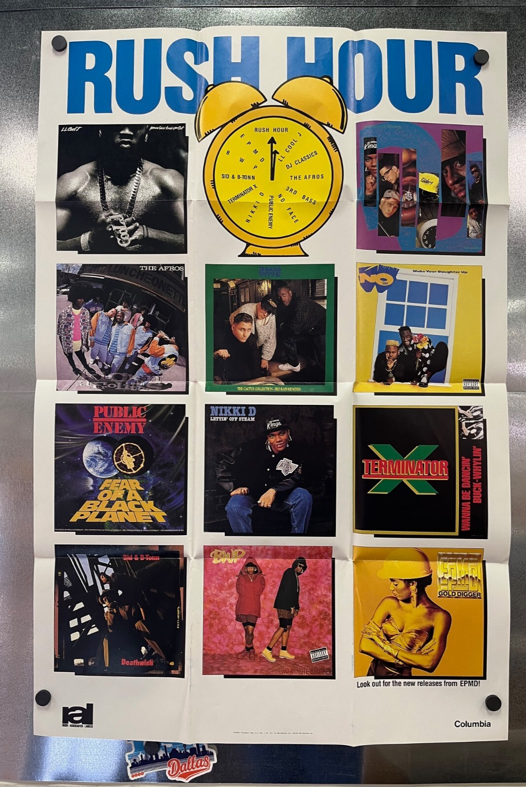 Rush Hour Hip Hop (1990) Rush Associated Labels/Columbia/CBS promo