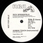 Rick Springfield : Human Touch (12", Promo, Ind)