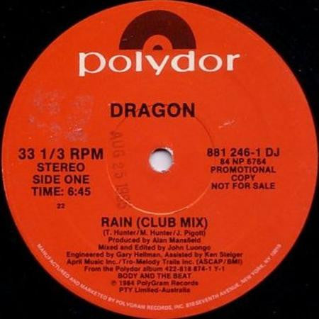 Dragon (5) : Rain (12", Promo)