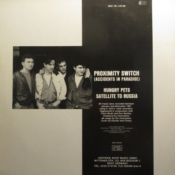 Informatics : Accidents In Paradise (12", EP)