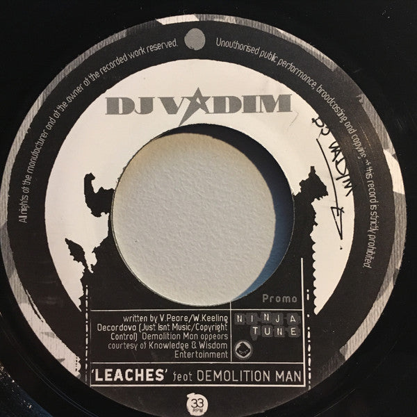 DJ Vadim : Up To Jah / Leaches (7", Ltd, Promo)