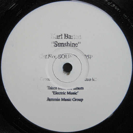 Karl Bartos : Sunshine (12", Promo, W/Lbl, Sta)
