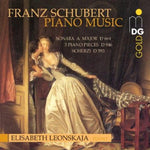 the album cover for F. SCHUBERT - Piano Music