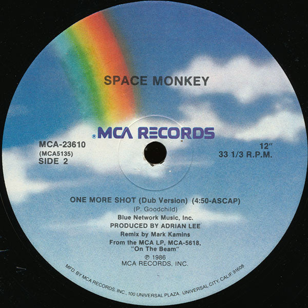 Space Monkey (3) : One More Shot (12")