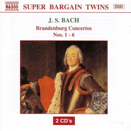 the album cover for J.S. Bach - Brandenburg Concertos Nos 1-6
