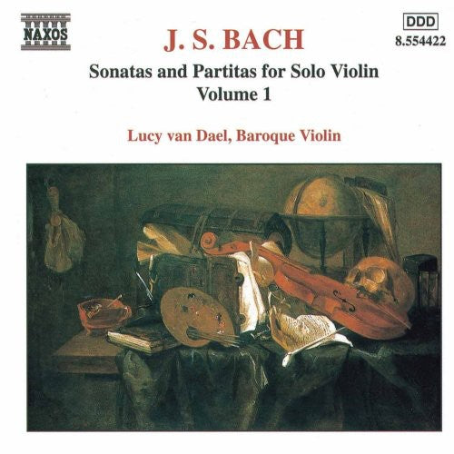 the album cover for Lucy Van Dael - Sonatas & Partitas for Solo Violin 1
