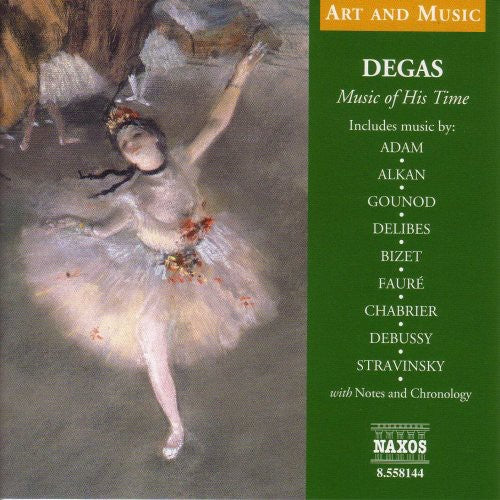 the album cover for Herve Niquet - Degas: Music of His Time (A&M) / Various
