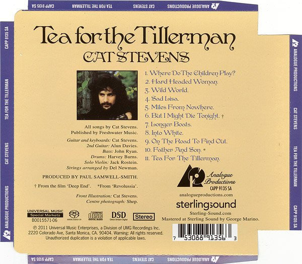 Cat Stevens : Tea For The Tillerman (SACD, Hybrid, Album, RE, RM)