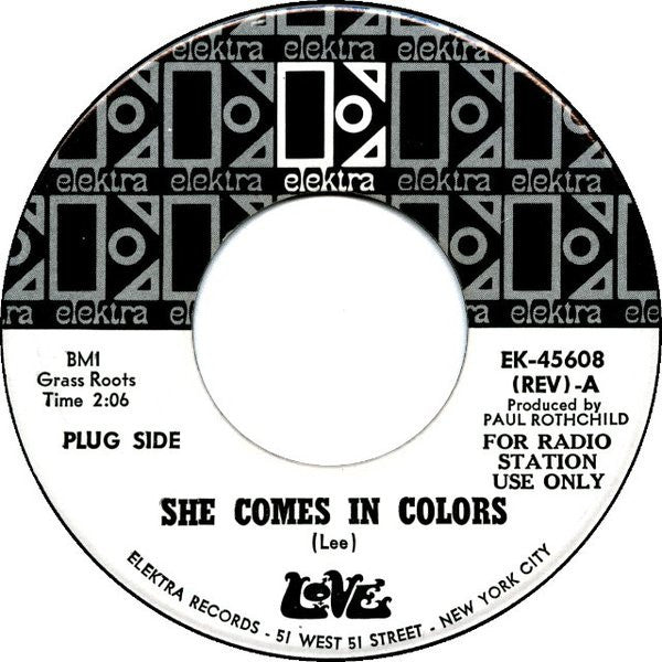 Love : She Comes In Colors (7", Promo)