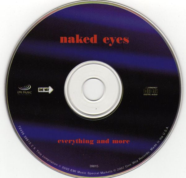 Naked Eyes : Everything And More (CD, Comp, RM)