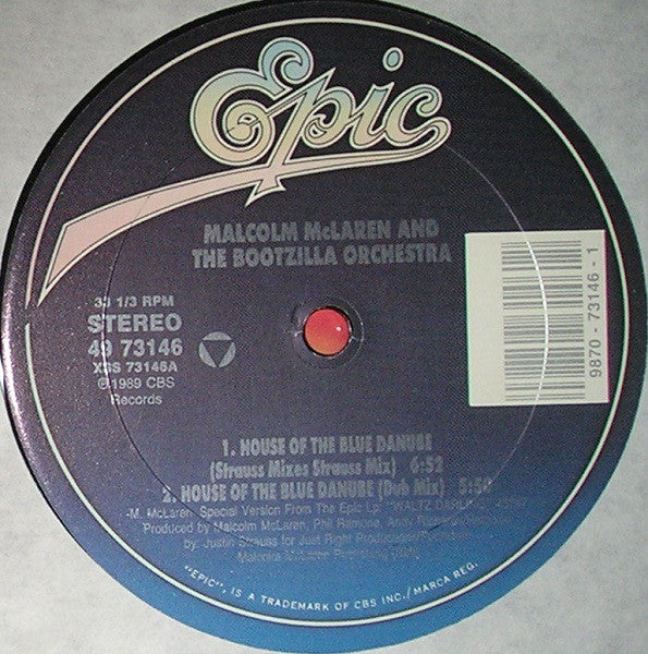 Malcolm McLaren And The Bootzilla Orchestra : House Of The Blue Danube (12")