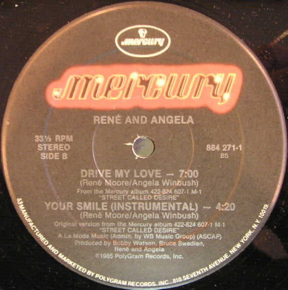 René And Angela* : Your Smile (12")