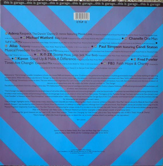 Various : This Is Garage (LP, Comp)