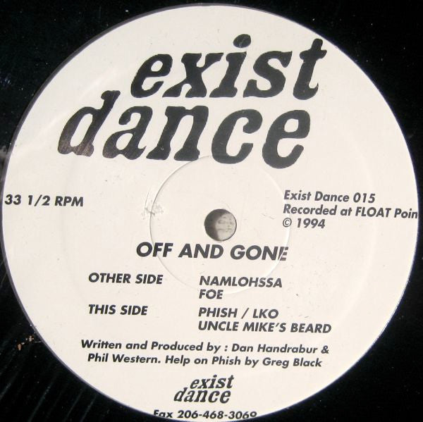 Off And Gone : Off And Gone (12")