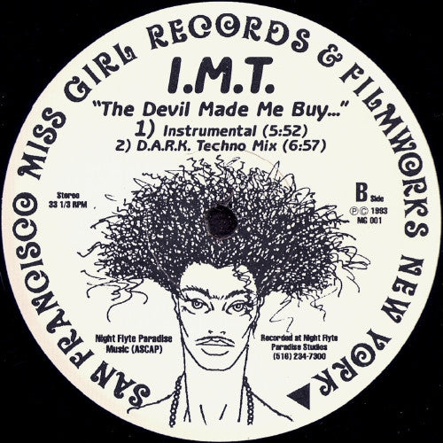 I.M.T. : The Devil Made Me Buy... (12")