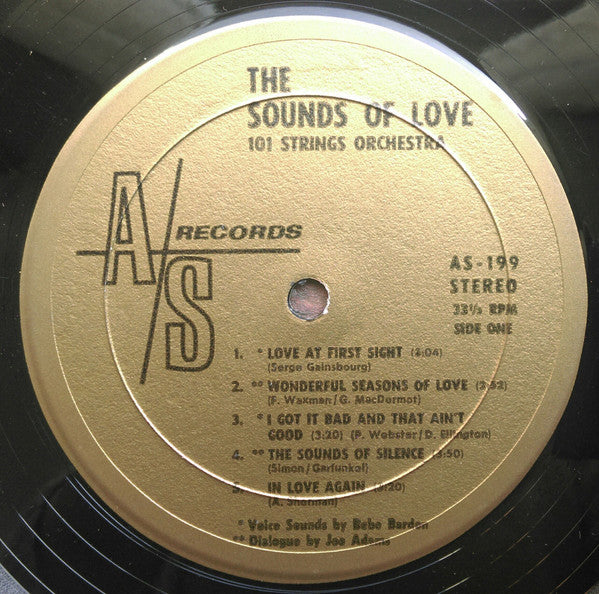 101 Strings : The Sounds Of Love (LP, Album, Gol)