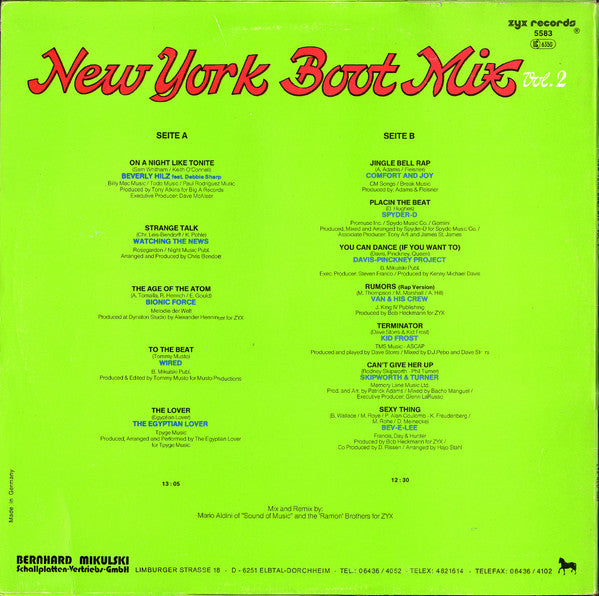 Various : New York Boot Mix Vol. 2 (12", Mixed)