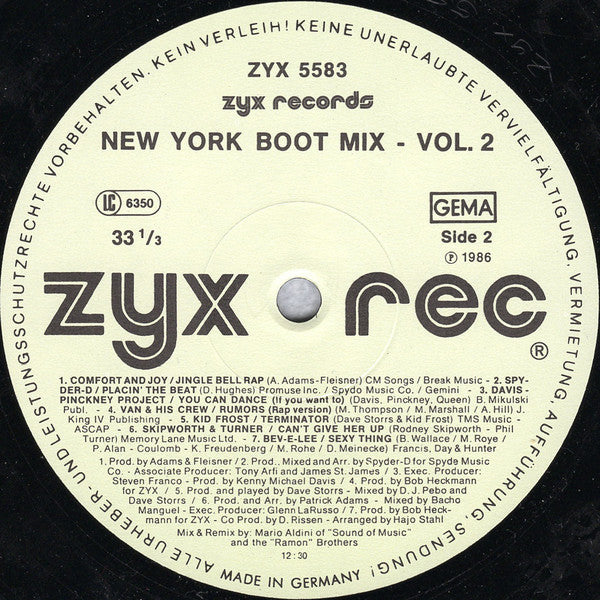 Various : New York Boot Mix Vol. 2 (12", Mixed)