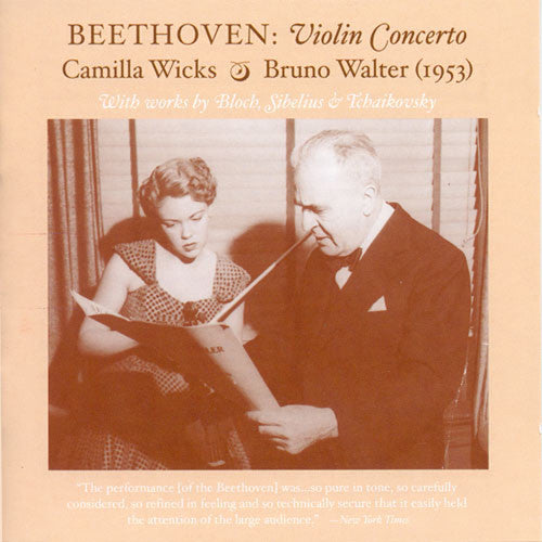 Ludwig van Beethoven - Con Vn-Art de Camilla Wicks (CD)