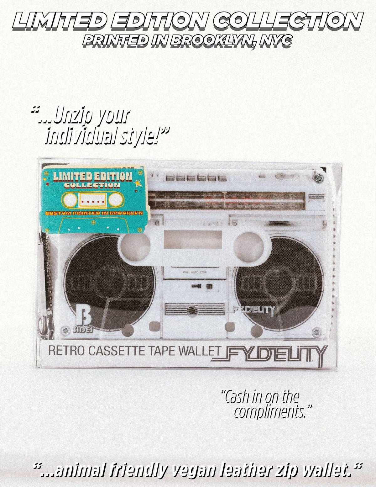 70294: Mixtape Wallet | Limited Edition | Boombox