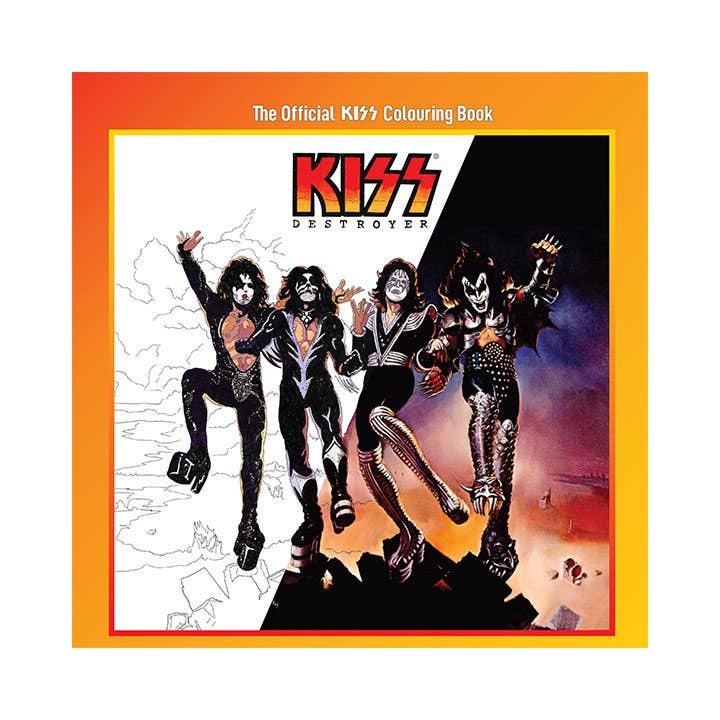 Kiss- Rock 'N Roll Coloring Book