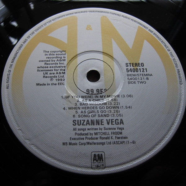 Suzanne Vega : 99.9F° (LP, Album)
