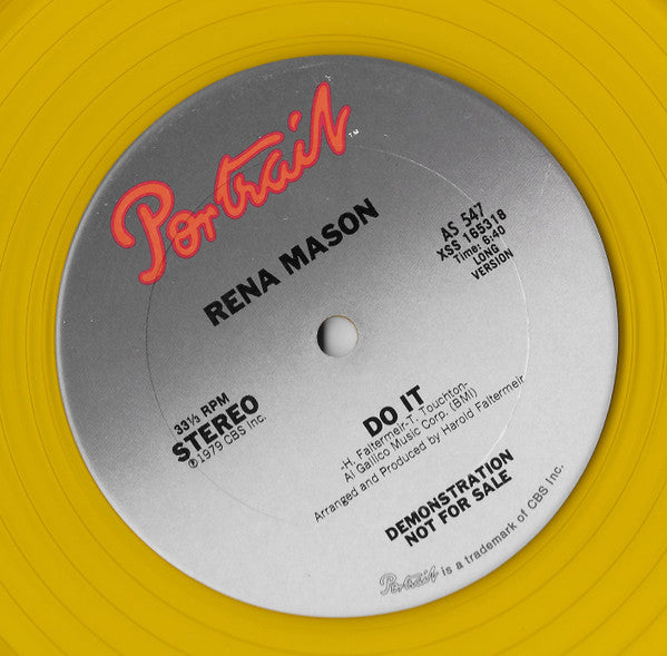 Rena Mason : Do It (12", Promo)