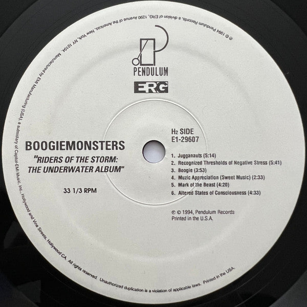 Boogiemonsters : Riders Of The Storm: The Underwater Album (LP, Album)