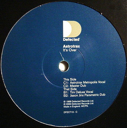 Astrotrax : It's Over (2x12")
