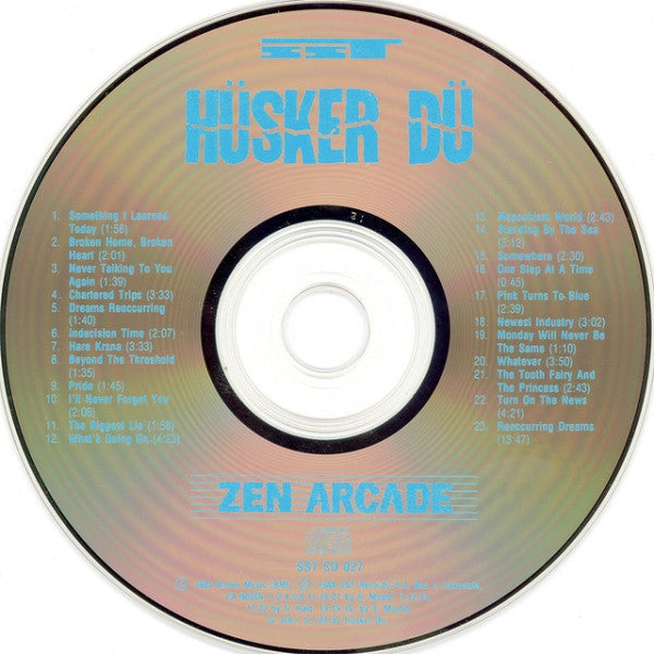 Hüsker Dü : Zen Arcade (CD, Album, RP)